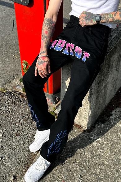 Siyah Siyah Quest Baggy Pantolon