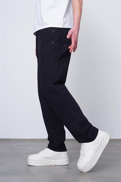 Siyah Siyah Tasarım 03A DL Baggy Pantolon
