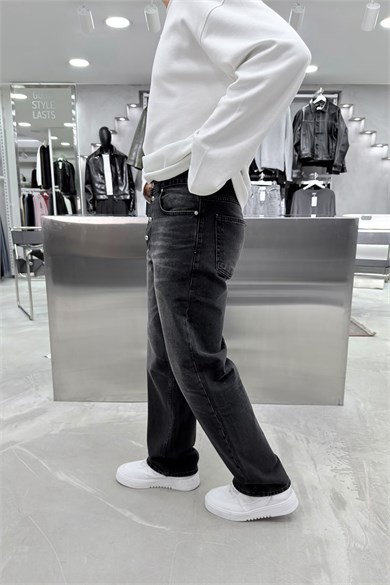 Siyah Soft Degrade Premium Baggy Pantolon