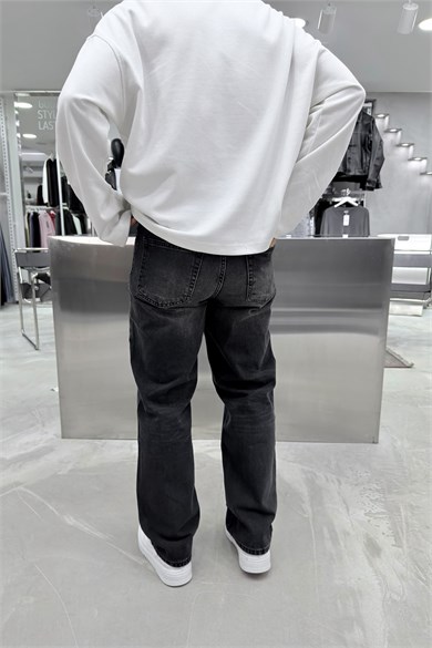 Siyah Soft Degrade Premium Baggy Pantolon