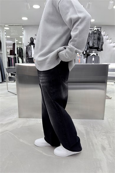 Siyah Soft Degrade Premium Süper Baggy Pantolon