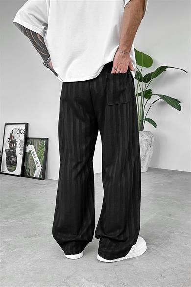Siyah Soft Stride Baggy Pantolon