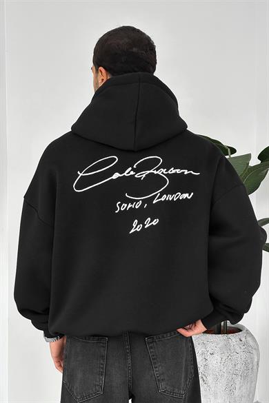 Siyah Solio Oversize Sweatshirt