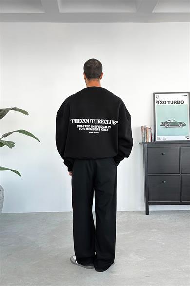Siyah The Couture Oversize Sweatshirt