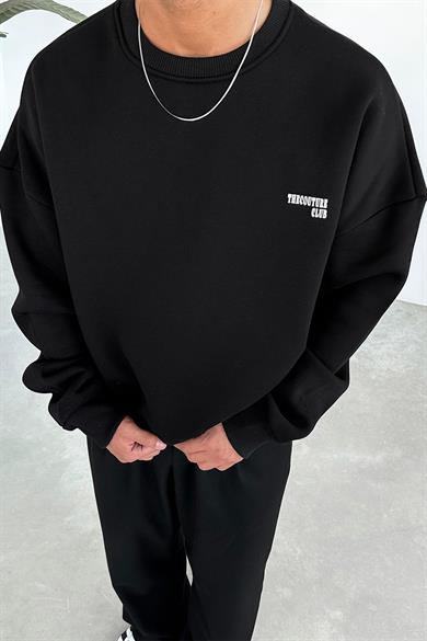 Siyah The Couture Oversize Sweatshirt