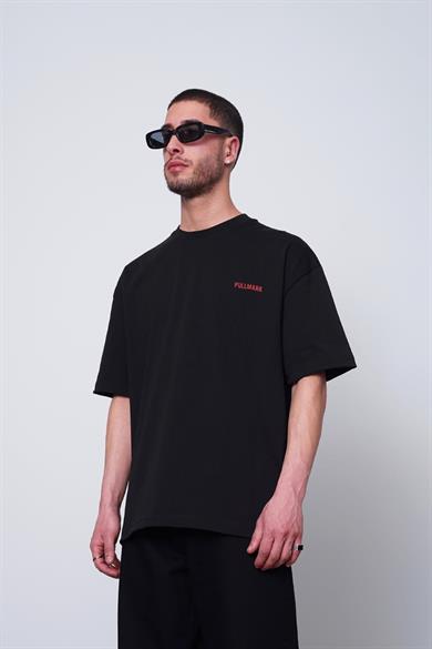 Siyah Unleash PM Oversize Tişört