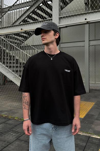 Siyah Votre Sante OUTPLENTY PREMİUM Oversize Tişört