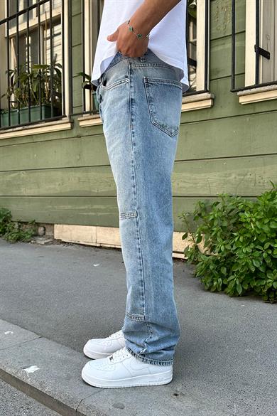 Soft Degrade Mavi Tasarım 6Z GD Baggy Pantolon
