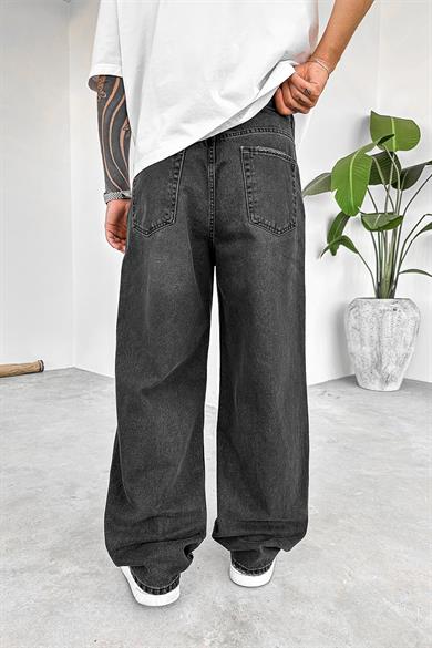 Soft Füme Basic Old School Baggy Pantolon