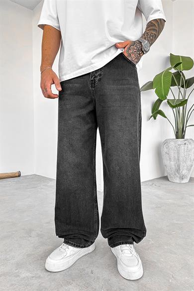 Soft Füme Basic Old School Baggy Pantolon