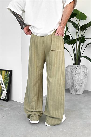 Soft Yeşil Soft Stride Baggy Pantolon
