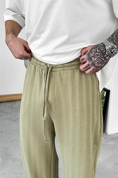 Soft Yeşil Soft Stride Baggy Pantolon