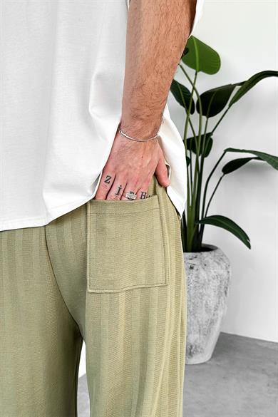 Soft Yeşil Soft Stride Baggy Pantolon