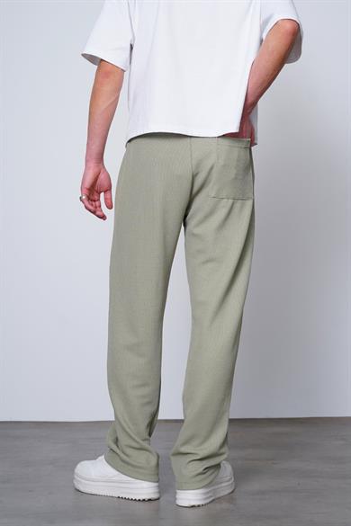 Su Yeşili Su Yeşili Fitilli Beli Lastikli B8 MH Baggy Pantolon