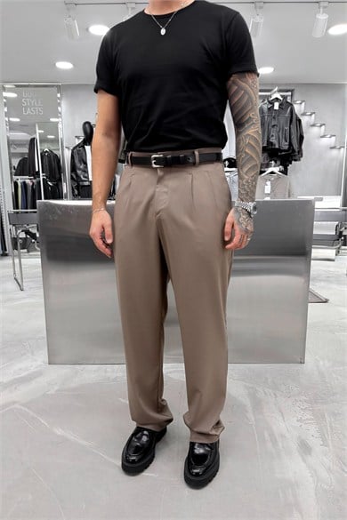 Taba Basic Premium Baggy Kumaş Pantolon