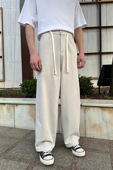 Taş Basic Bel İp Detay B2 Ekstra Bol CH Baggy Pantolon