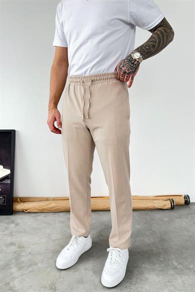 Taş Basic Beli Lastikli Regular Kumaş Pantolon