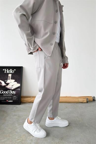 Taş Basic Boyfriend Kumaş Pantolon