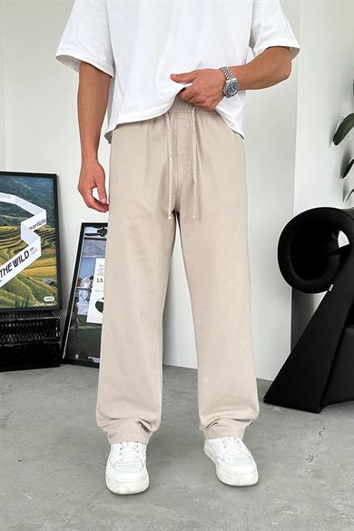 Taş Basic Gabardin Beli Lastikli Pantolon
