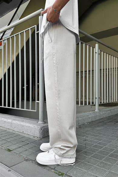 Taş Bel İp Detay Y4 DL Paçası Ayarlanabilir Baggy Pantolon