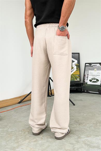 Taş Beli İpli Çımalı Relaxed Pantolon