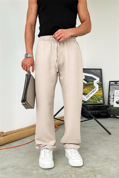 Taş Beli İpli Relaxed Pantolon
