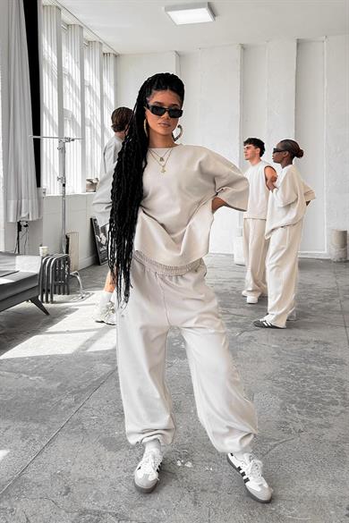 Taş Cozy Premium Basic Paça Lastik Eşofman