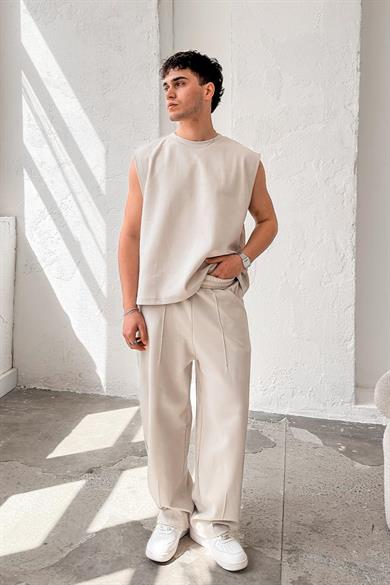 Taş Cozy Premium Pileli Baggy Eşofman
