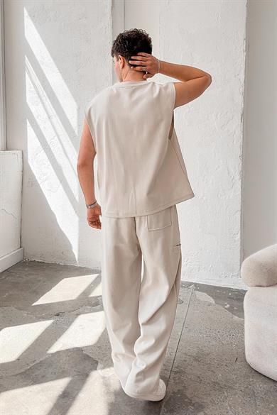 Taş Cozy Premium Pileli Baggy Eşofman