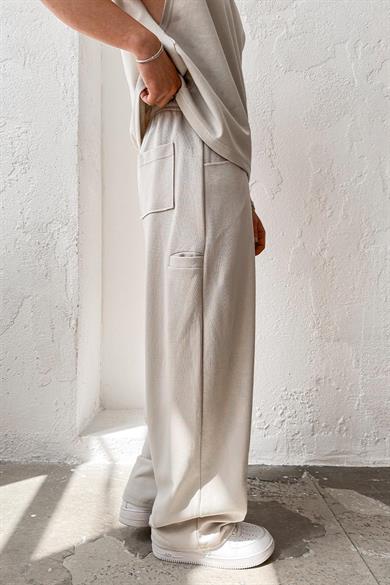Taş Cozy Premium Pileli Baggy Eşofman