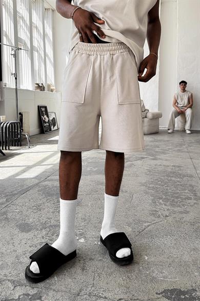 Taş Cozy Premium Pileli Şort