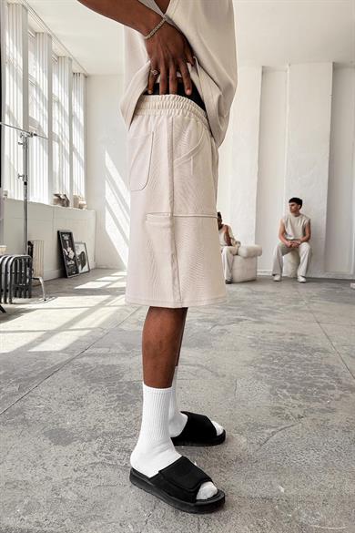 Taş Cozy Premium Pileli Şort