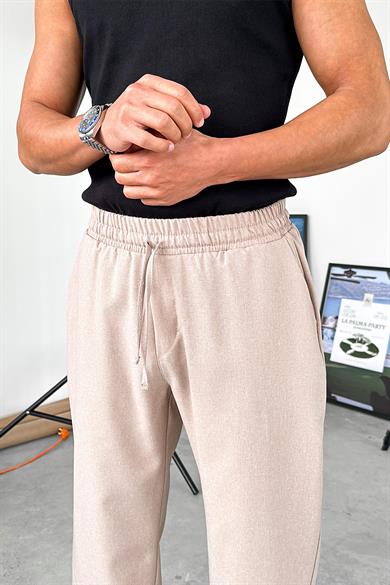 Taş Dokulu Soft Jogger Pantolon