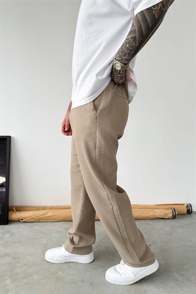 Taş Fitilli Baggy Pantolon