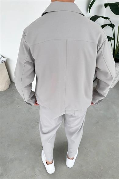 Taş Patch Detaylı Relaxed Fit Boxy Ceket