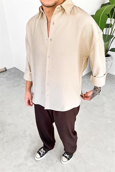 Taş Soft Premium Oversize Gömlek