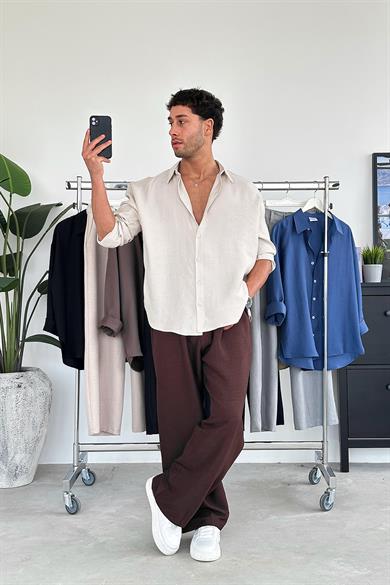 Taş Soft Premium Oversize Gömlek