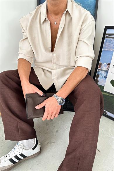Taş Soft Premium Oversize Gömlek