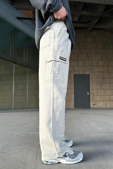 Taş Taş Kargo Cepli DL Ayarlanabilir Baggy Pantolon