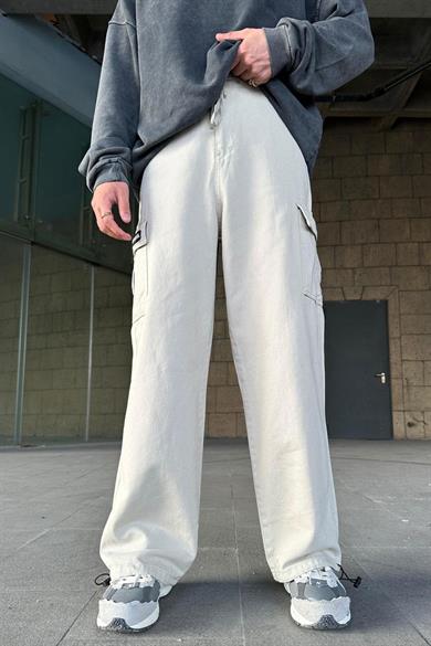 Taş Taş Kargo Cepli DL Ayarlanabilir Baggy Pantolon