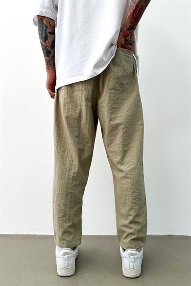 Toprak Açık Gri GRJ Paraşüt Relaxed Fit Pantolon