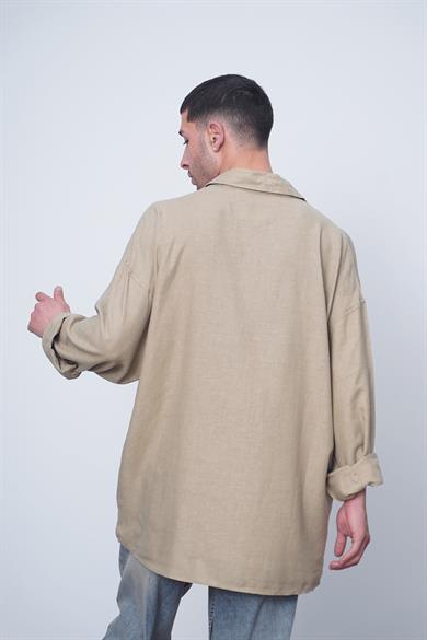 Toprak Basic Uzun Kollu 1A CH Oversize Gömlek