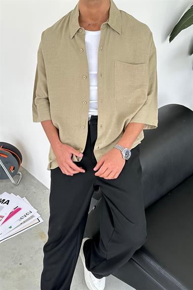 Toprak Basic Yarım Kollu 1B CH Oversize Gömlek