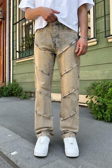 Vintage Full Tasarım Detay 4Z GD Baggy Pantolon