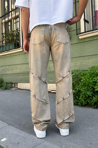 Vintage Full Tasarım Detay 4Z GD Baggy Pantolon