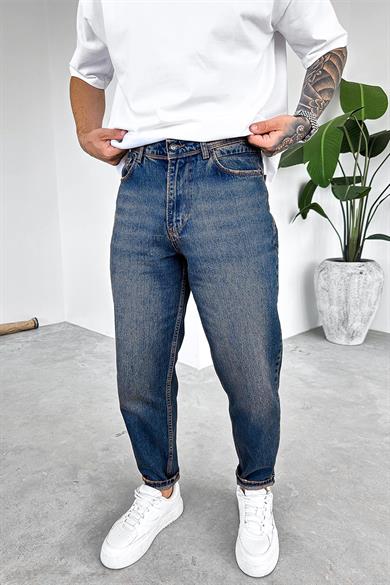 Vintage Mavi Basic Premium Regular Pantolon