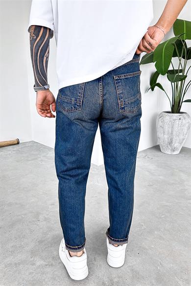 Vintage Mavi Basic Premium Regular Pantolon