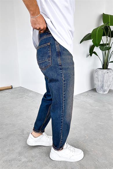 Vintage Mavi Basic Premium Regular Pantolon