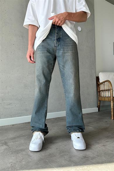 Vintage Mavi R14 DL Baggy Pantolon