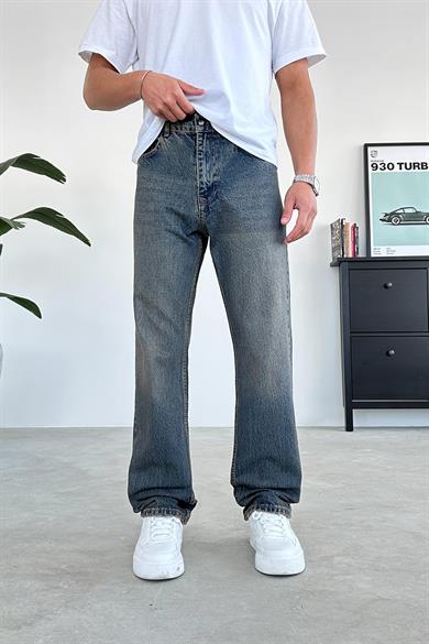 Vintage Mavi Soft Degrade Baggy Pantolon
